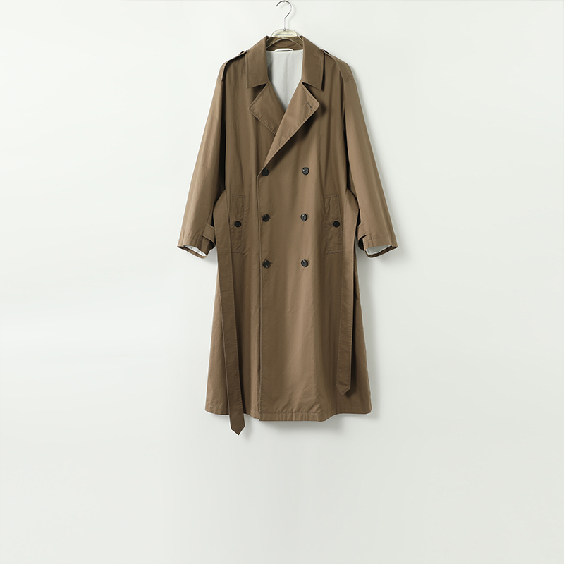 Ap Luo Ge【Late Autumn】Oversized Large Lapel Double-Breasted Row Style Trench Coat 2025 Early Spring 43008Fy Ap Luo Ge【Late Autumn】Oversized Large Lapel Double-Breasted Row Style Trench Coat 2025 Early Spring 43008Fy
