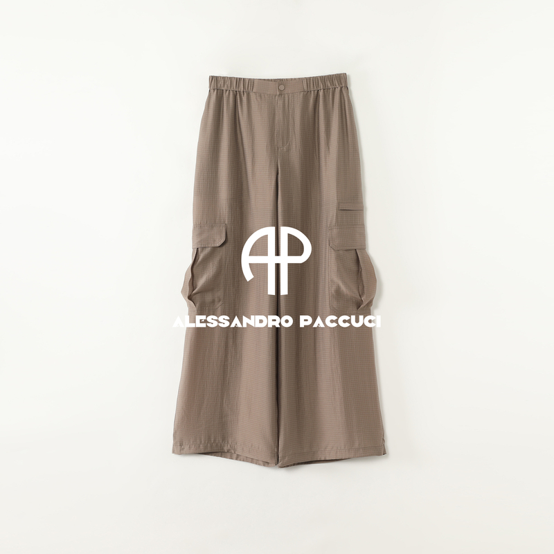 Ap Luo Ge [Hidden Pocket Cargo Pants] Lyocell Blend Multi-Color Fashion Casual Cargo Style Long Pants 62004Kc