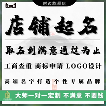 公司起名商标取名品牌名称设计店铺起名字企业代查重产品logo设计