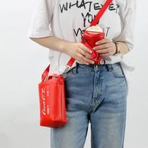 Insulated crossbody portable hand carry kettle bag stew beaker protective cover universal large portable water cup storage bag