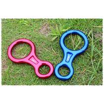 Outdoor 8-figure ring descender protector mountain climbing equipment slow down descent device high-rise escape rope 8-figure ring