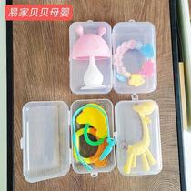 Pacifier storage box teether dust box baby baby supplies box outing small mushroom toy box pacifier box