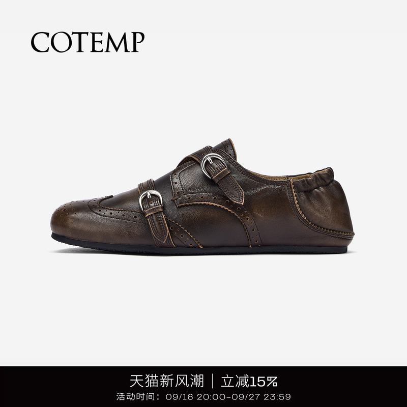 Cotemp Ducal Brodé Monk Brogue Soft Monk Shoes Loafers for Women Cotemp Ducal Brodé Monk Brogue Soft Monk Shoes Loafers for Women