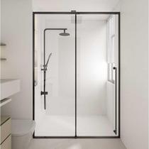 Xian extremely narrow shower room partition with straight glass dry and wet separation bathroom toilet sliding door