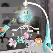 Baby hanging bell clip cradle with music rattle bell stroller pendant wind chime bed baby bedside toy rotation