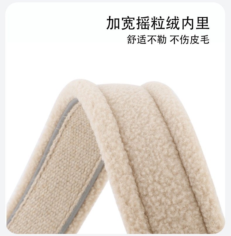 Thickened Anti-Strangle Dog Collar, Pet Anti-Explosion Collar for Large Dogs, Reflective Collar for Small and Medium-Sized Dogs