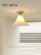 Bauhaus Aisle Small Ceiling Lamp, Vintage Glass Entrance Corridor Entry Light, Balcony Bedroom Bedside Atmosphere Wall Lamp