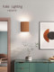 French Cream Style Bedside Wall Lamp, Simple and Modern Corridor Staircase Wall Lamp, Warm Eye Protection Children's Room Bedroom Wall Lamp