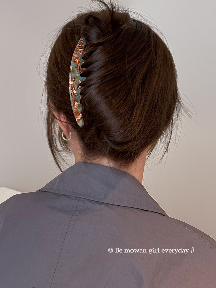 Lazy Hair Styling Tool Insert Comb 2025 New Hairpin Fashion Hair Clip Comb for Back of Head Bun Hairpin