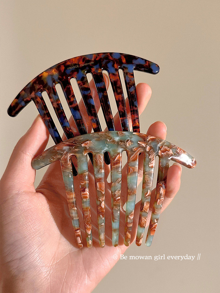 Lazy Hair Styling Tool Insert Comb 2025 New Hairpin Fashion Hair Clip Comb for Back of Head Bun Hairpin