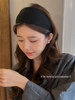 Yi Mengling's Same Style Korean Knitted Autumn and Winter Headband for Women, Fitness Sports Style, Widened Headband, High-End Headwear