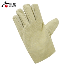 10 pairs of 3740 double-layer thickened canvas gloves for work breathable wear-resistant non-slip construction site machinery handling protection