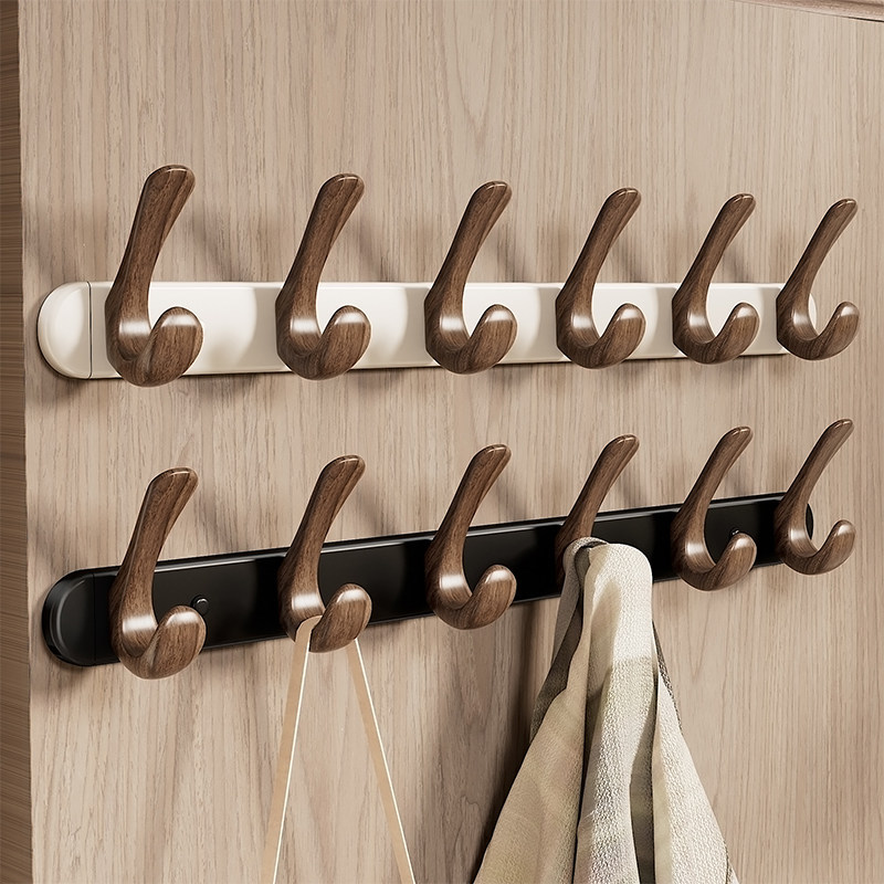 Over-The-Door Hook, No-Drill Wall-Mounted Heavy-Duty Vintage-Style Bathroom Adhesive Clothes Hook, Non-Marking Adhesive Hook