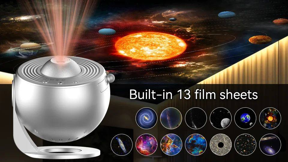 лампа 夜光银河投影仪星空投影仪360°旋转