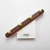 Clothes hook row clothes hook door back hook multi-purpose clothes hook board bathroom bathroom pendant universal wooden hook row board