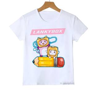 [2023 футболки для мальчиков/девочек аниме графика Lanky Box]