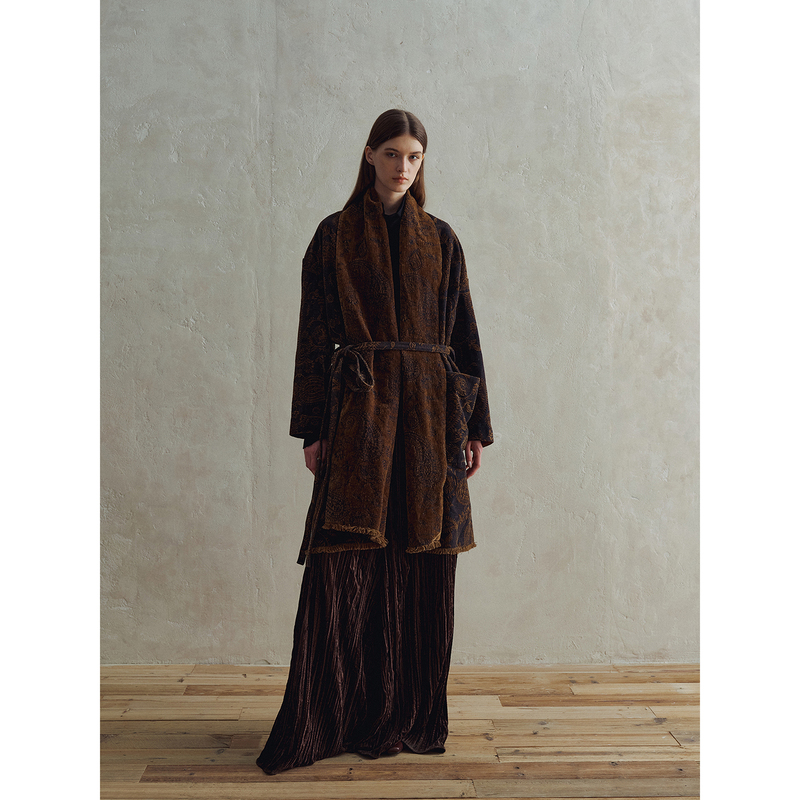Avanehood's Heavy-Duty Mid-Length Coat, Paisley Pattern, New Autumn and Winter Woolen Coat, Warm Jacket Avanehood's Heavy-Duty Mid-Length Coat, Paisley Pattern, New Autumn and Winter Woolen Coat, Warm Jacket