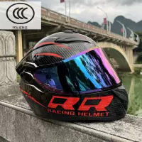Qk color mirror-second generation black and red carbon fiber pattern