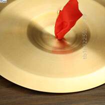 Centimeter three-line big cymbal 19 complete musical instrument yellow middle cymbal student cymbal adult brass brass color small cymbal half copper
