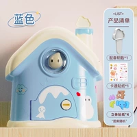 Синяя наклейка, новая коллекция, 3D