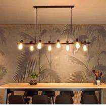 American restaurant chandelier creative personality strip lamp cafe bar office industrial style dining table LED lamps