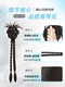 Wig braids for women in summer refreshing ins lazy feeling flower buds scratched and twisted braids simulated wig braids ponytail