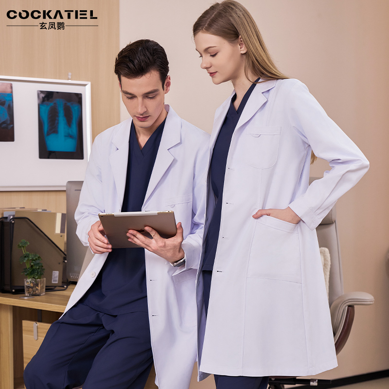 High End White Coat Doctor Wear Long Sleeve Short Sleeve Oral Dental Orthopedic Cosmetic Surgeon Hospital Work Uniform White Coat