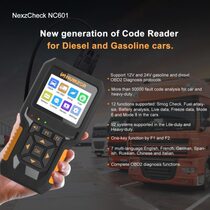 Hanzhi NC601 gasoline diesel 12-24V engine OBD2 multi-function decoding fault diagnostic instrument