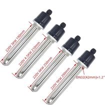 DN32 stainless steel heating tube 220V tubular heating element can be customized water boiling tube 1 25-inch flange water boiling rod