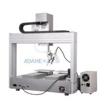 Double-station single-head rotating five-axis fully automated soldering machine new energy lithium battery spot welding drag welding small welding machine