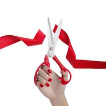 Ribbon scissors ribbon cutting opening ceremony flower packaging materials florist supplies tools paper scissors
