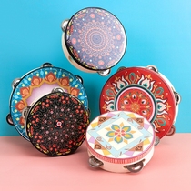 Tambourine dance props ethnic children national style teacher ancient style Uyghur hand holding exotic 7-inch performance