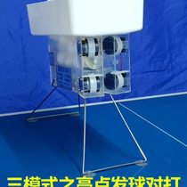 Xunlei double-headed four-wheel charging portable table tennis server professional double-port server can be used at home for high school entrance examination training