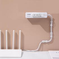 Punch-free wire holder plug-in cable fixing buckle nail-free self-adhesive traceless cable manager wall-mounted finishing wire clip