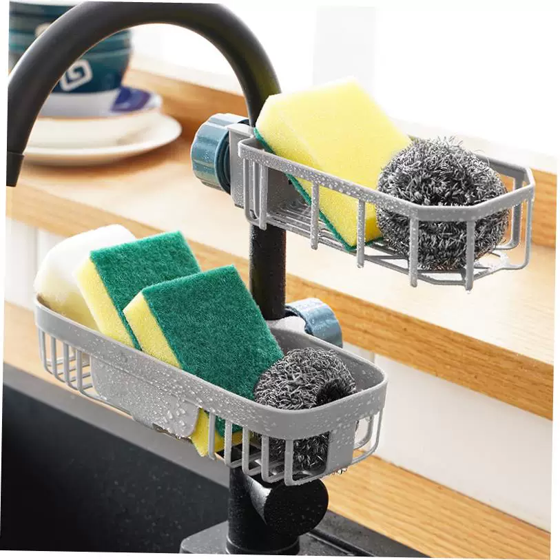 Kitchen Accessories Sink Drain Rack Storage Faucet Holder