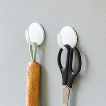 Wall-mounted adhesive hook traceless adhesive no punching creative magnet household kitchen refrigerator sticker strong magnetic small hook