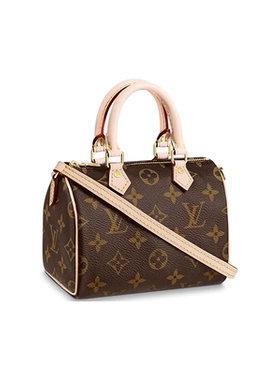 9.9/9.5新Louis Vuitton/路易威登Speedy Nano枕头包女迷你斜挎包