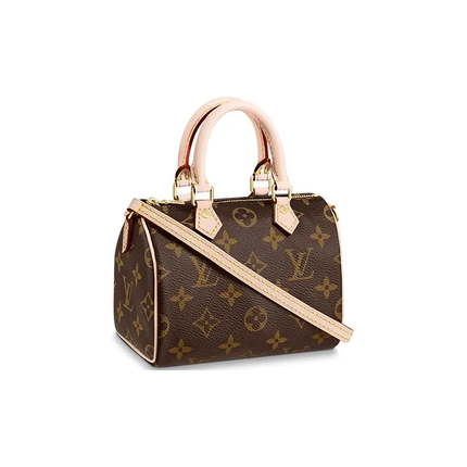 9.9/9.5新Louis Vuitton/路易威登Speedy Nano枕头包女迷你斜挎包