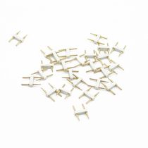 LED light strip connector docking pin accessories copper pin 4 interface tail plug two-pin three-pin connector buckle fixed card
