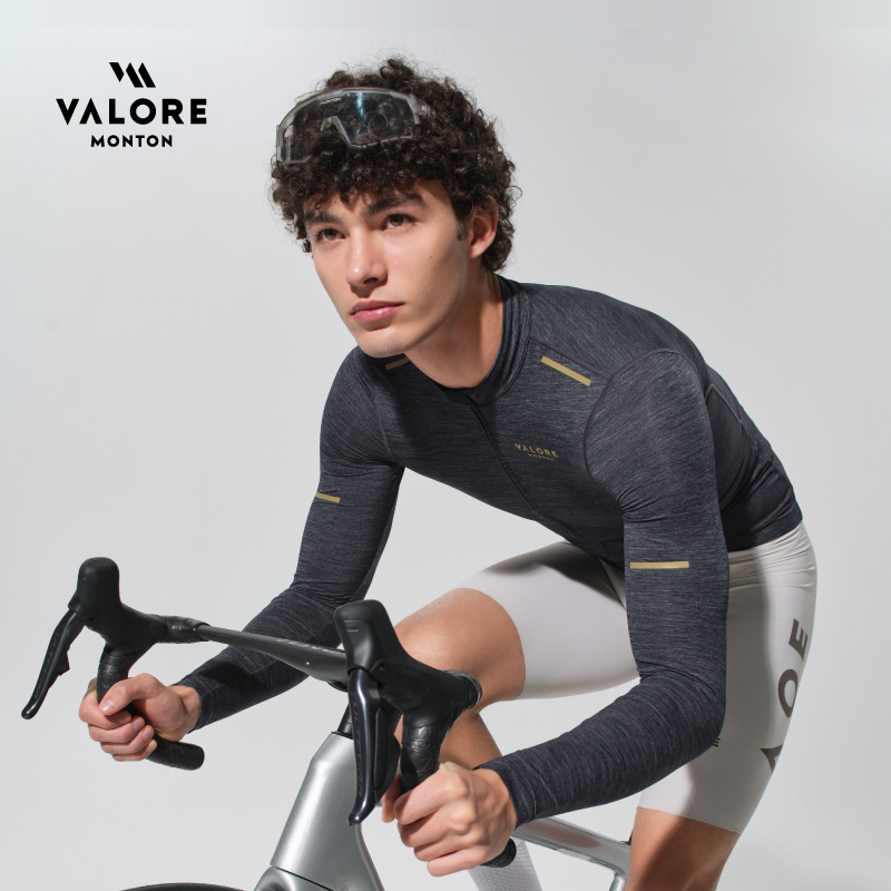 Valoreaoe Road Cycling Jersey Long Top Quick-Drying Breathable Sweat-Wicking Spring and Summer Men's New Model Echo