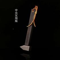 440C Laborers Hammer Small Steel Hammer Ebony Handle Pointed War Hammer Make a Hammer HRC58 Degree CNC Processing