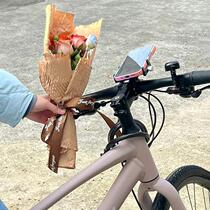 Bicycle mobile phone holder road mountain bike bicycle electric vehicle special riding navigation shockproof fixed bracket