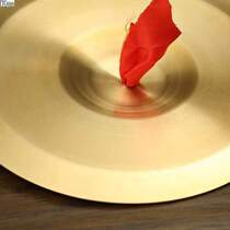 Brass brass props three lines copper student color small cymbal big cymbal adult cymbal complete musical instrument cymbal centimeter yellow middle and half