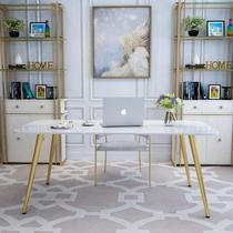 European marble computer desk combination chair home lying writing desk studio wine modern student room store single