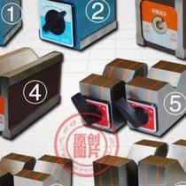 Magnetic V-shaped block triangle table Magnetic V-shaped table for marking V-shaped iron 7K wire cutting magnet V-shaped block 12K