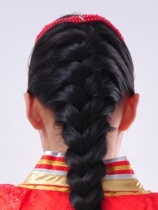 New products Mongolia Head Accessories Female Adults Ethnic Strings Beads New Bride National Stage Modern Children Girl Red Goods