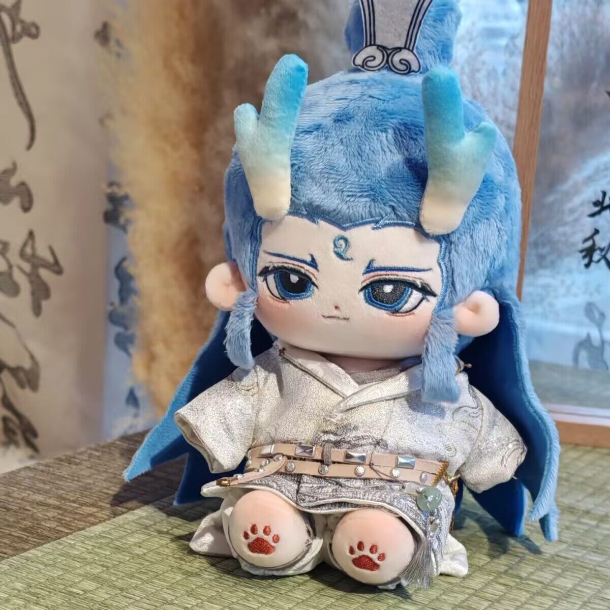 20cm Anime Ne Zha 2 Ao Bing Nezha Dress Up Cotton Plush Doll Toy