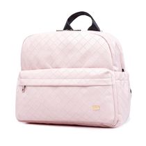 Soboba Waterproof Plaid Pink Diaper Backpack for Moms with L