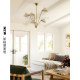 American-Style Vc1:1 Simple Retro Villa Living Room and Dining Room Chandelier Designer Creative and Unique French-Style All-Copper Chandelier
