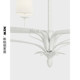 Vc1:1-Amalfi American-Style Retro Villa Living Room, Dining Room, Bedroom Handmade Gold Foil Chandelier Designer Lamp